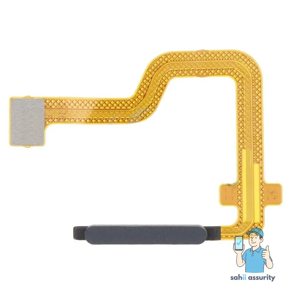 Fingerprint Sensor with Flex Cable for Motorola Moto G54 5G Black